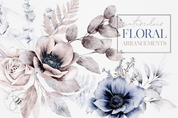 Download Watercolor Flower Arrangements Florals - Florals Collection