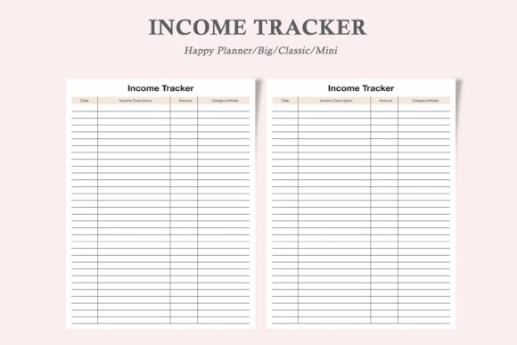 Download Income Tracker,Budget Tracker,Income Log - Income Collection