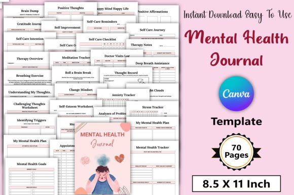 Download Editable Mental Health Journal - Premium Resources