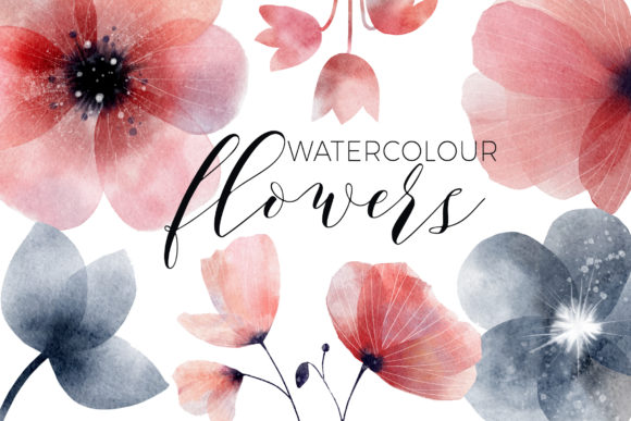Download Whimsical Spring Florals Watercolor - Florals Collection
